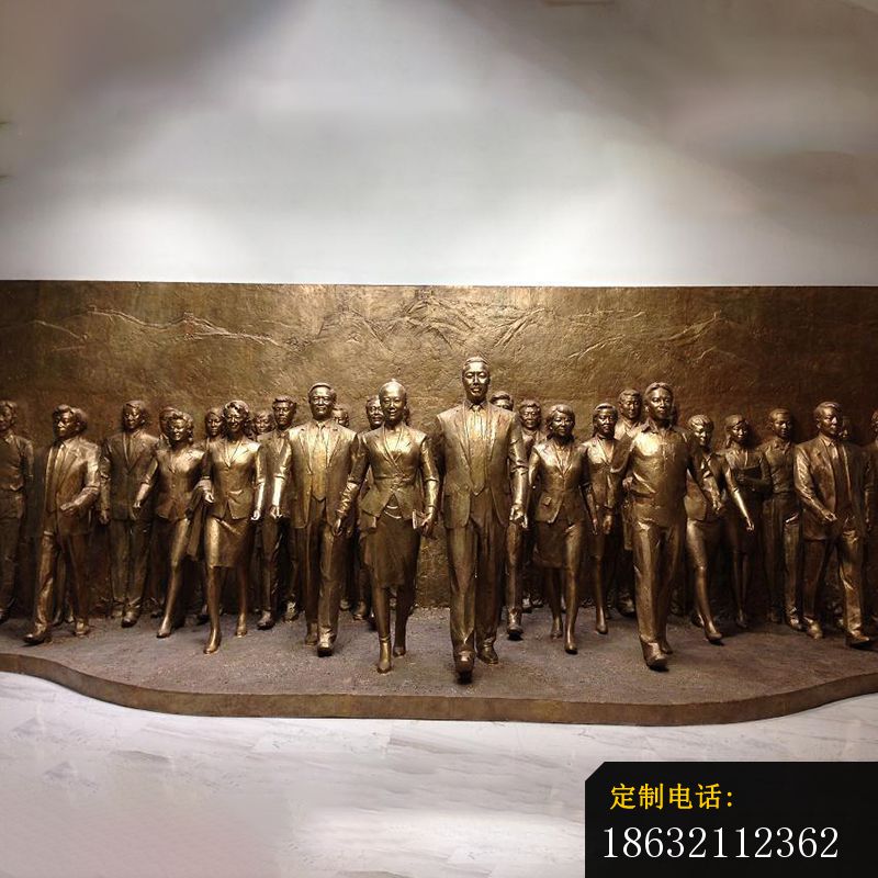 现代人物铜雕，景观人物铜雕 (3)_800*800