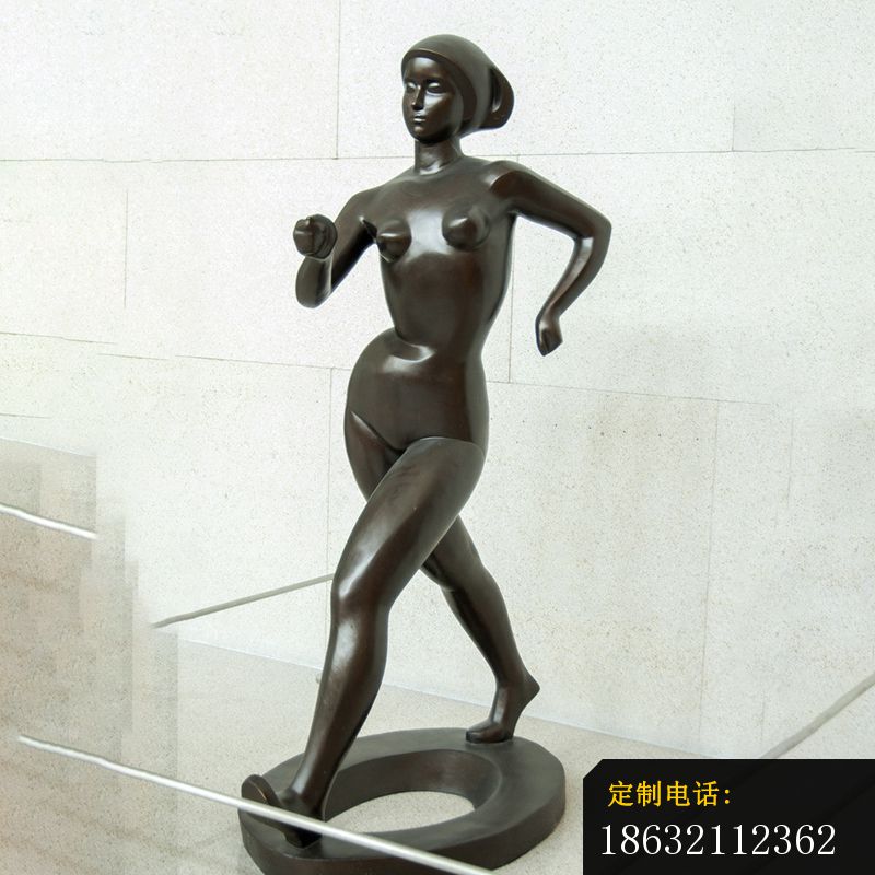 竞走铜雕，广场人物铜雕_800*800