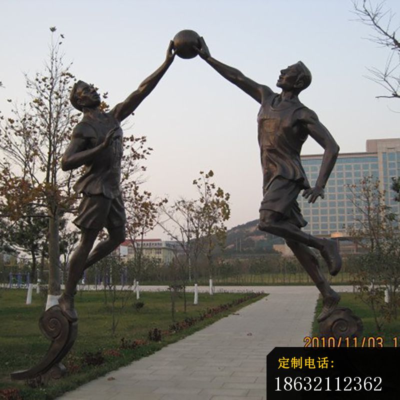 铜雕打篮球雕塑，打篮球人物铜雕_800*800