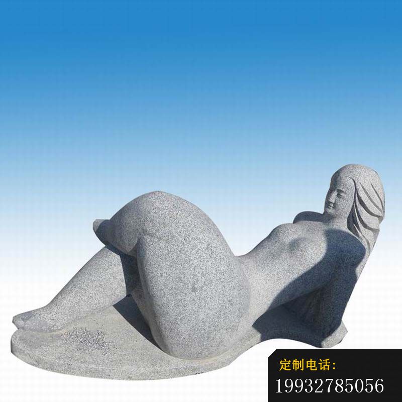 大理石抽象胖女孩石雕 公园抽象人物石雕_800*800