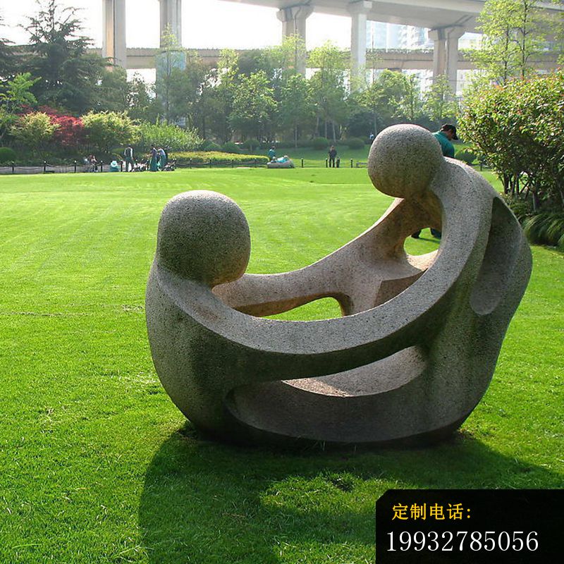 抽象人物石雕，公园抽象人物石雕_800*800