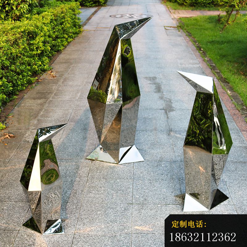 不锈钢企鹅雕塑 (2)_800*800