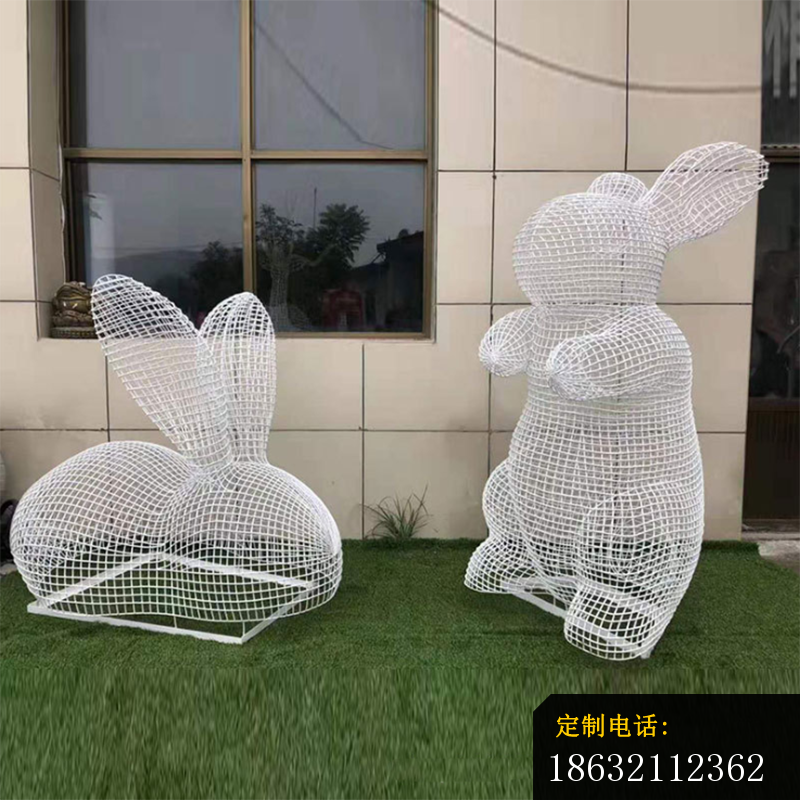 不锈钢兔子雕塑 (2)_800*800
