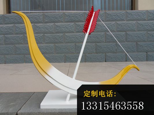 不锈钢弓箭雕塑_534*400