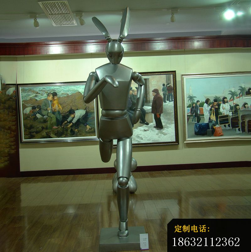 不锈钢兔子雕塑 (2)_800*801