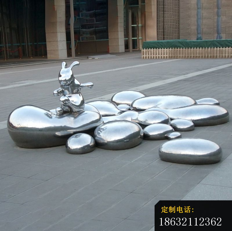 不锈钢兔子雕塑 (1)_800*799