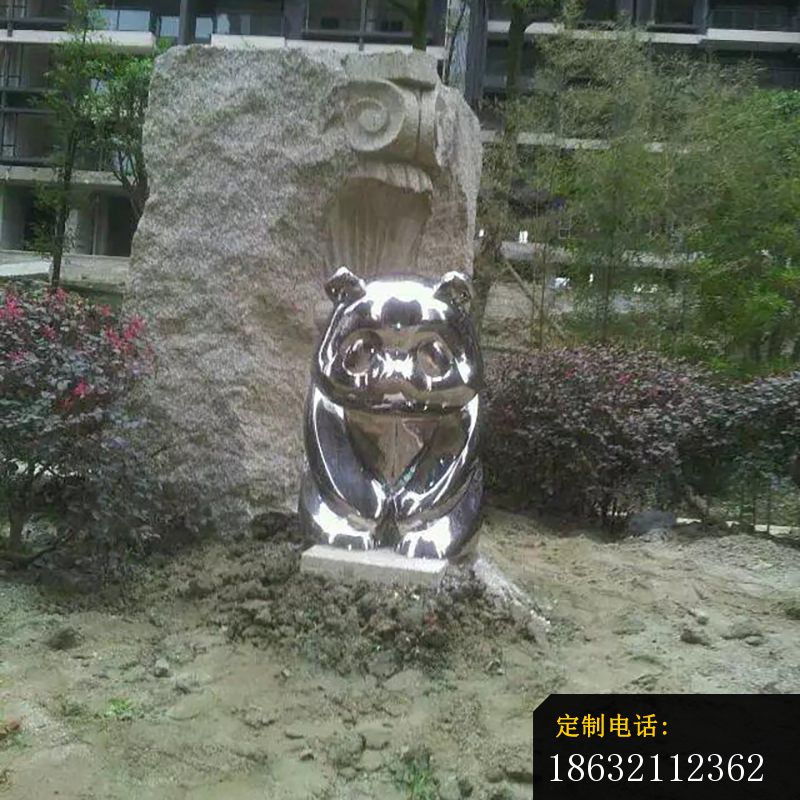 不锈钢熊猫雕塑 (2)_800*800