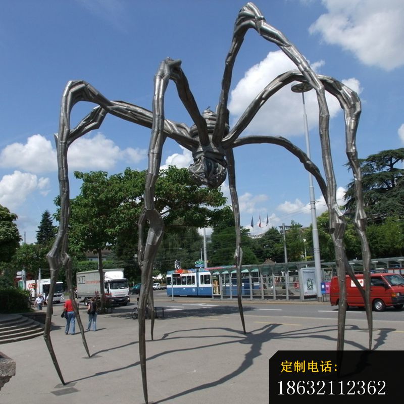 不锈钢蜘蛛雕塑 (1)_800*800