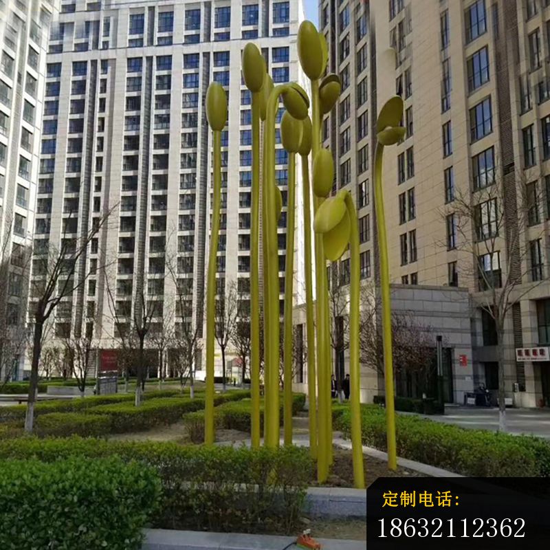 不锈钢抽象雕塑  别墅景观雕塑_800*800