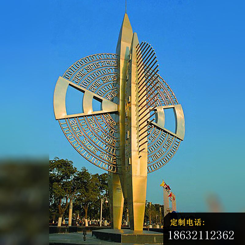 不锈钢风轮抽象  广场景观雕塑_800*800