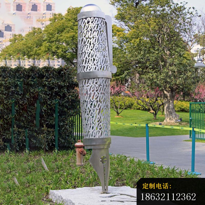 不锈钢钢笔雕塑，公园不锈钢雕塑_800*800