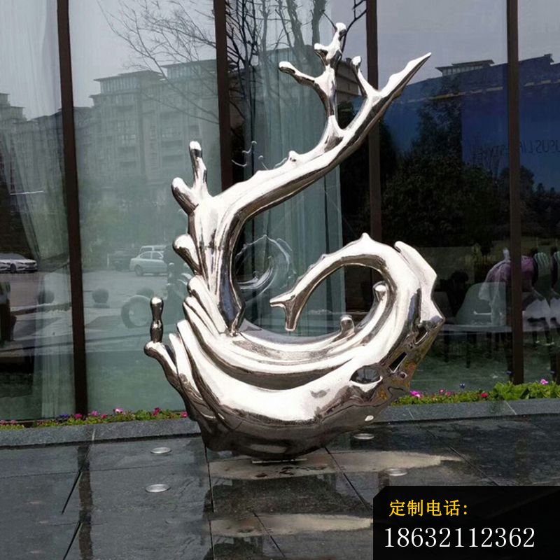 不锈钢海豚  商场门口摆件_800*800