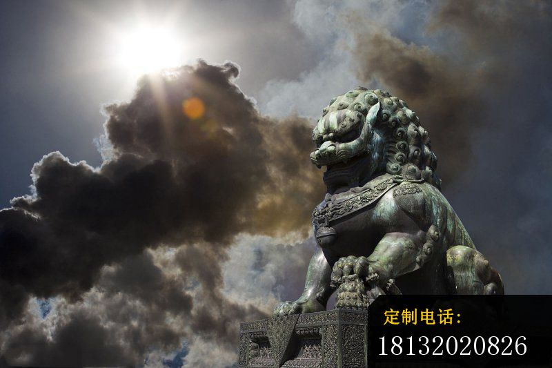 北京铜狮子  青铜狮子雕塑 (4)_800*533