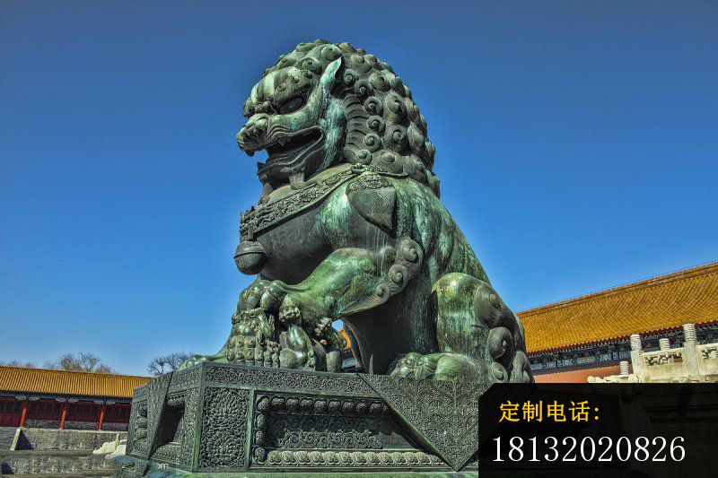 北京铜狮子  青铜狮子雕塑 (5)_800*533
