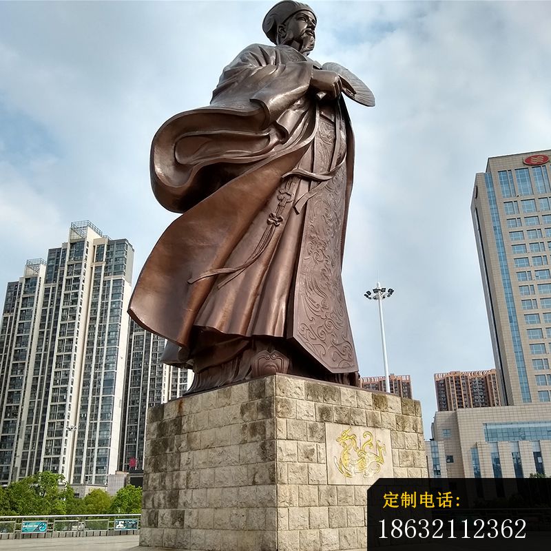 诸葛亮铜雕 (1)_800*800