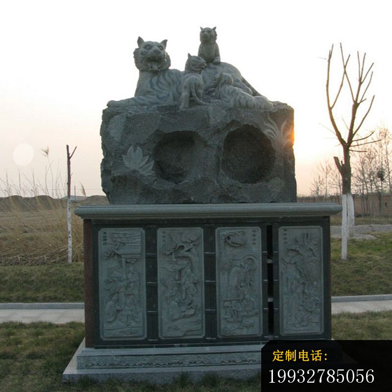大理石十二生肖，公园动物石雕 (4)_800*800