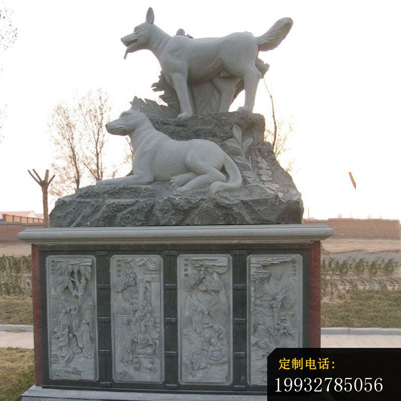 大理石十二生肖，公园动物石雕 (5)_800*800