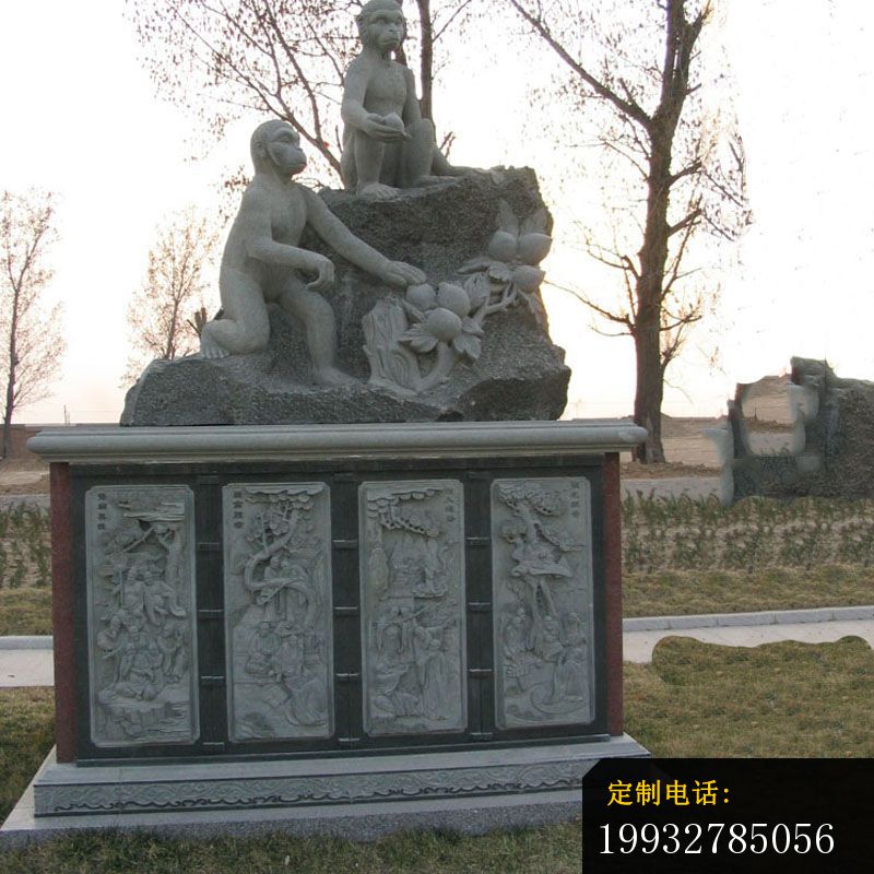 大理石十二生肖雕塑，公园生肖石雕 (1)_800*800
