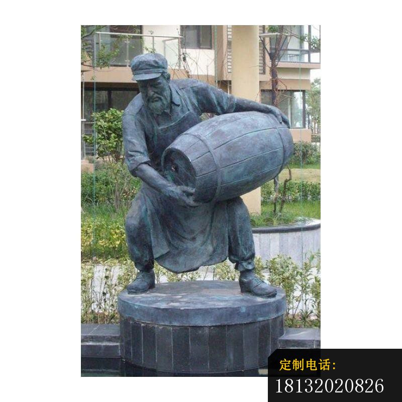 倒酒铜雕 西方人物铜雕_800*800