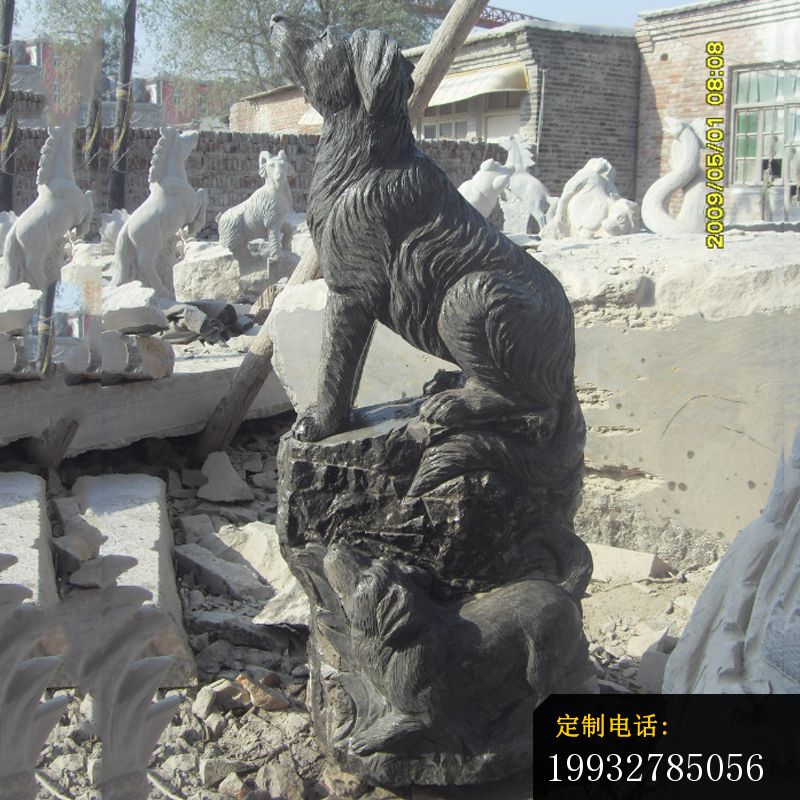 十二生肖石雕，公园十二生肖雕塑 (3)_800*800
