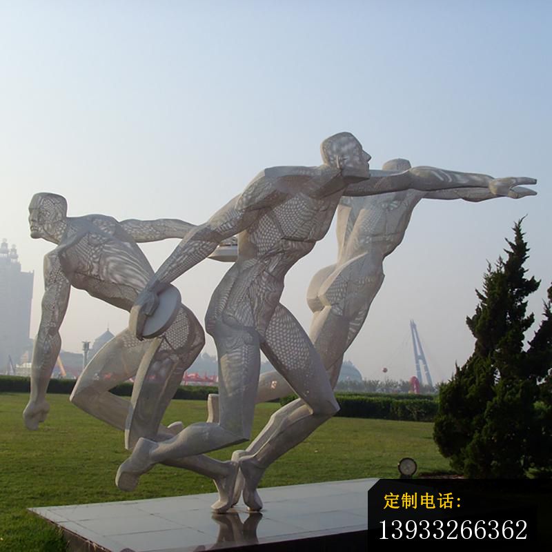 公园不锈钢运动人物景观雕塑_800*800