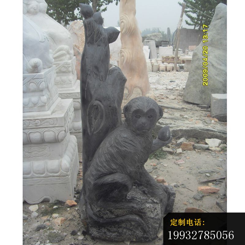 十二生肖石雕，公园十二生肖雕塑 (4)_800*800
