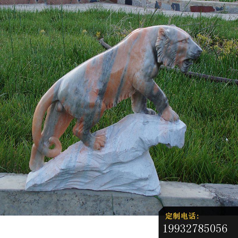 老虎石雕，大理石动物雕塑_800*800