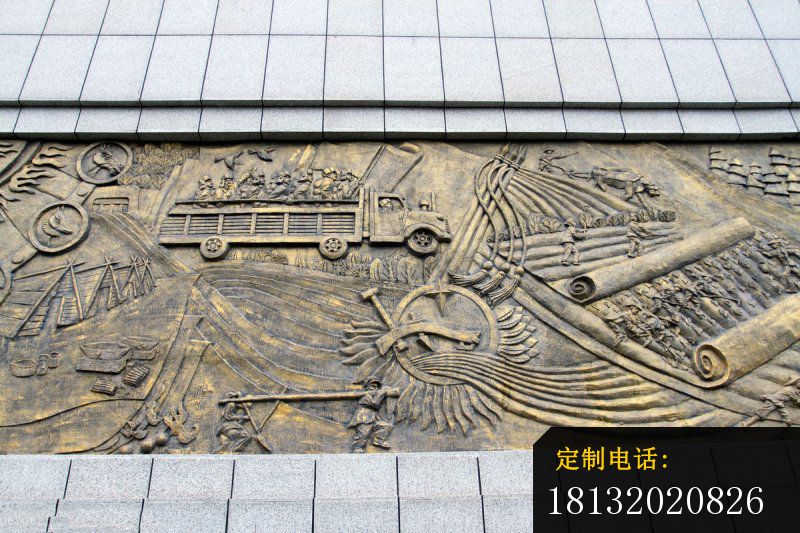 浮雕墙 广场铜浮雕_800*533
