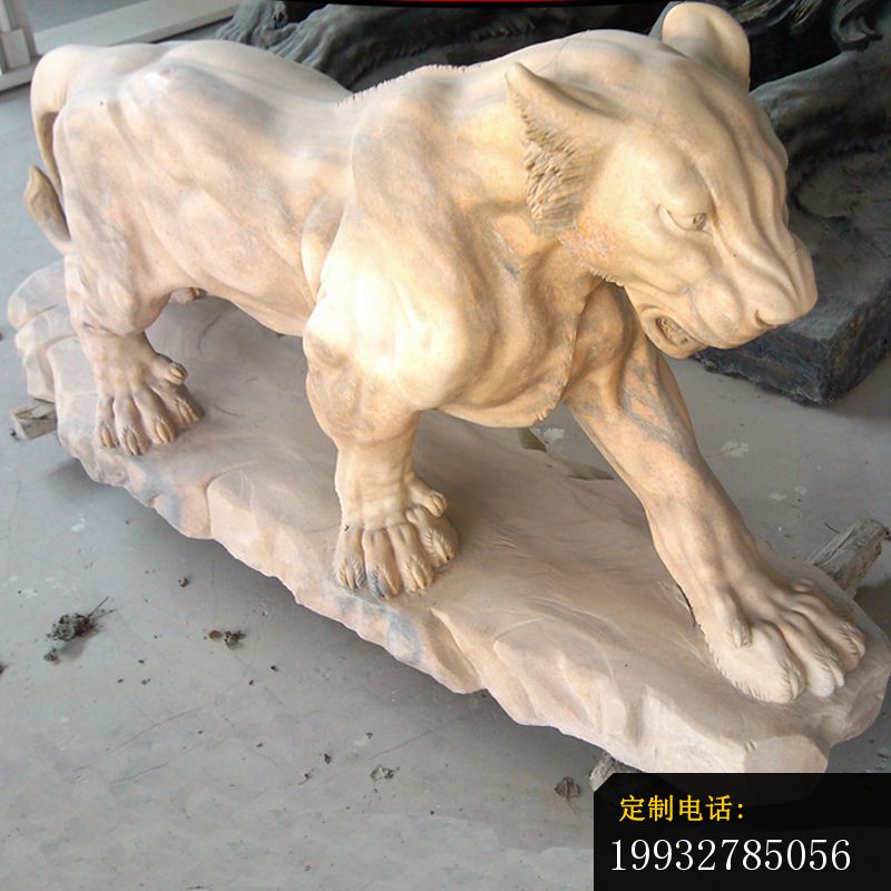 老虎石雕，公园动物石雕（3）_800*800