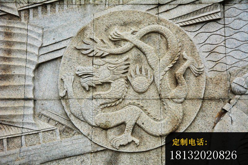 广场石浮雕 龙浮雕_800*533