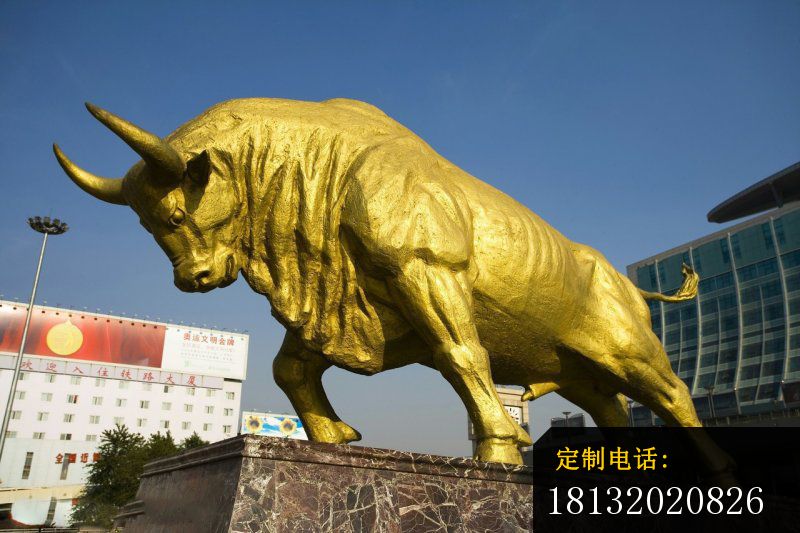 广场铜雕牛 动物铜雕 (2)_800*533