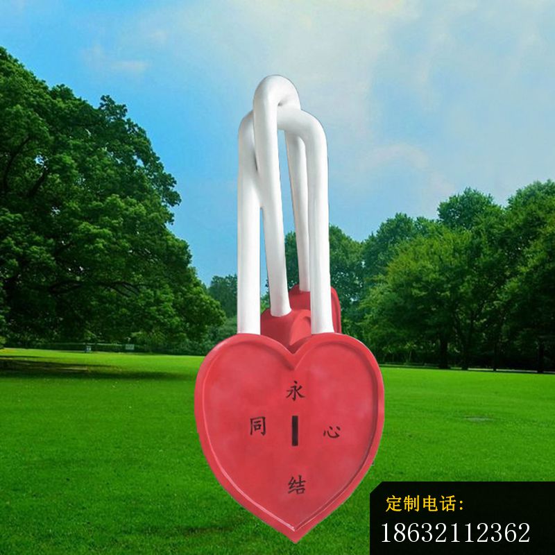 不锈钢同心锁雕塑，永吉同心雕塑_800*800