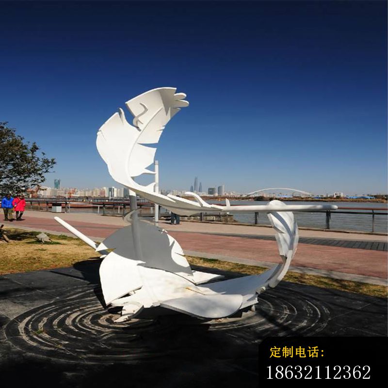 不锈钢羽毛雕塑 (1)_800*800
