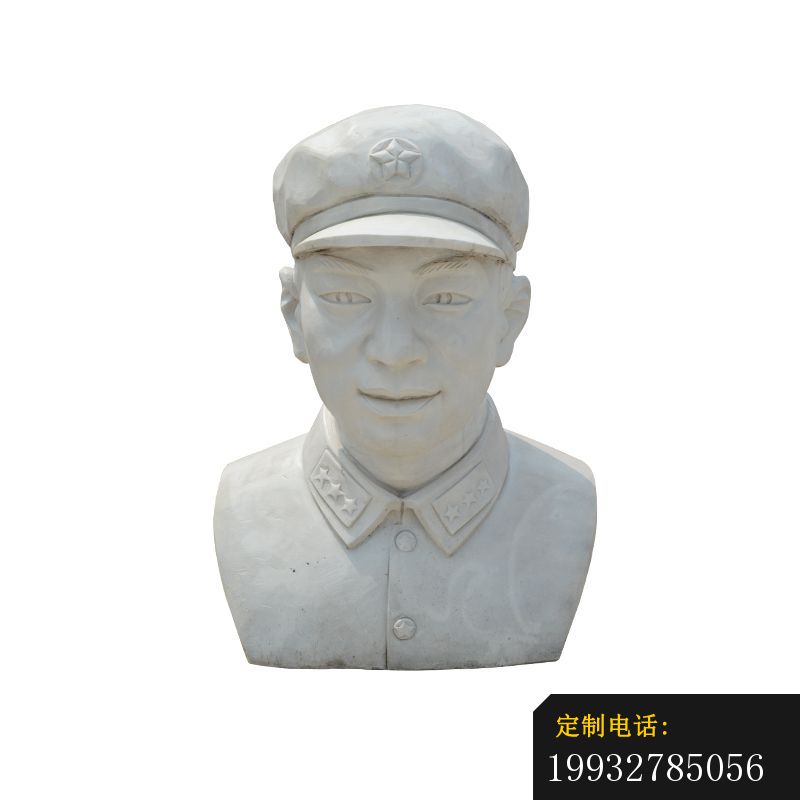 汉白玉军人雕塑  石雕广场纪念人物_800*800