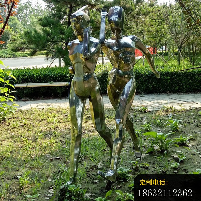 不锈钢竞走雕塑_800*800