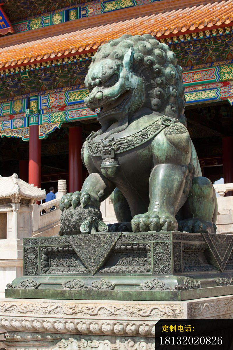 青铜故宫狮 北京狮铜雕 (1)_800*1200