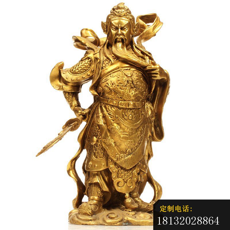 关二爷铜雕，威武关公雕塑_800*800