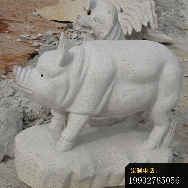 十二生肖石雕，公园动物石雕 (28)_800*800