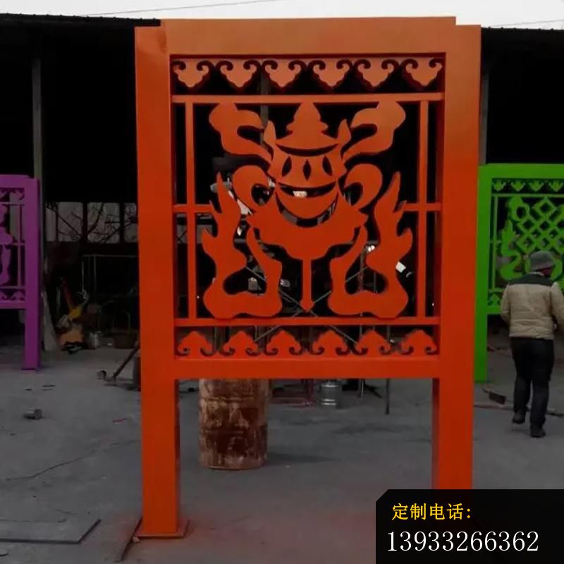公园剪纸不锈钢景观雕塑_800*800