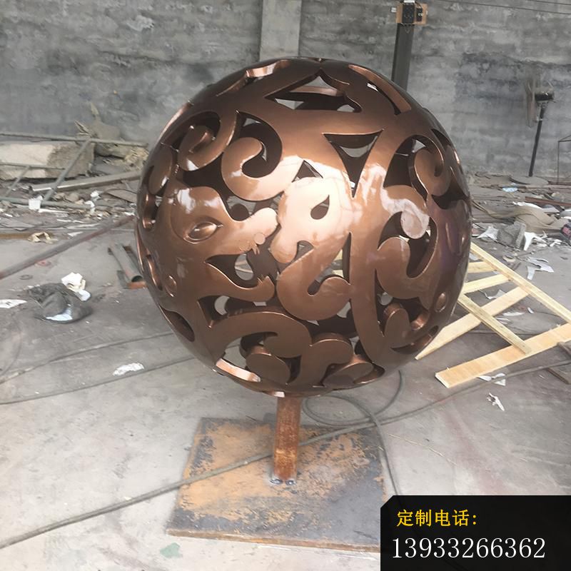 公园不锈钢景观镂空球雕塑_800*800