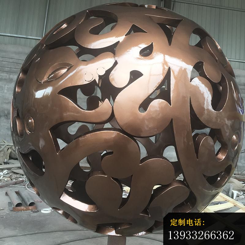 不锈钢景观镂空球雕塑_800*800