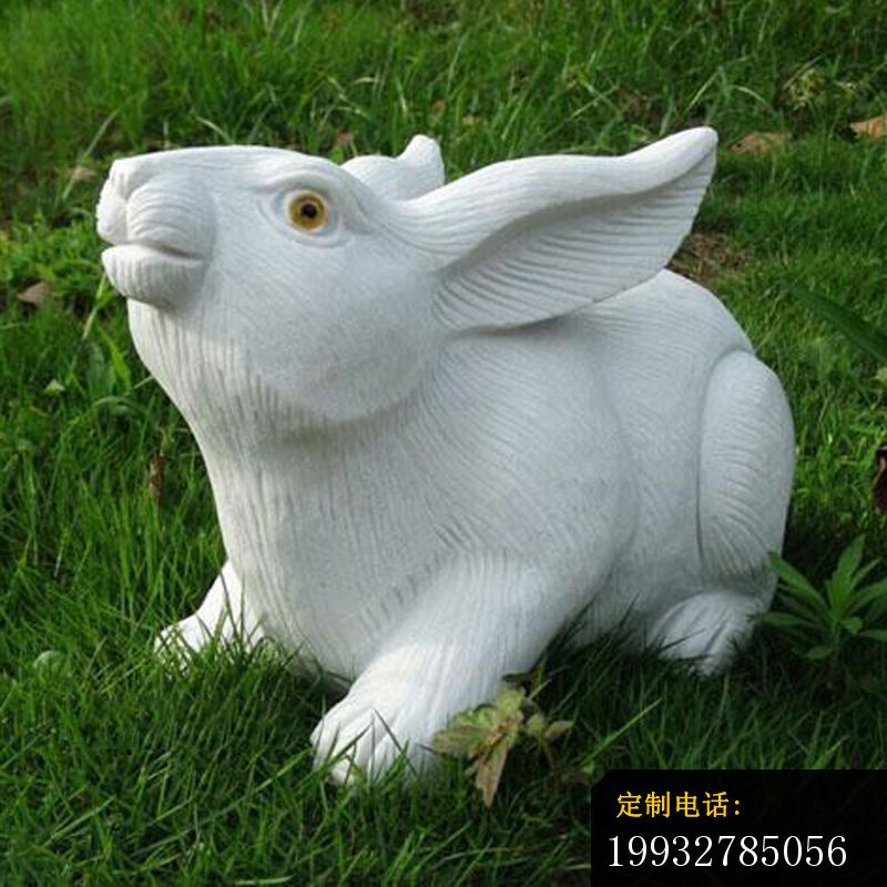 兔子石雕，公园动物石雕 (2)_800*800