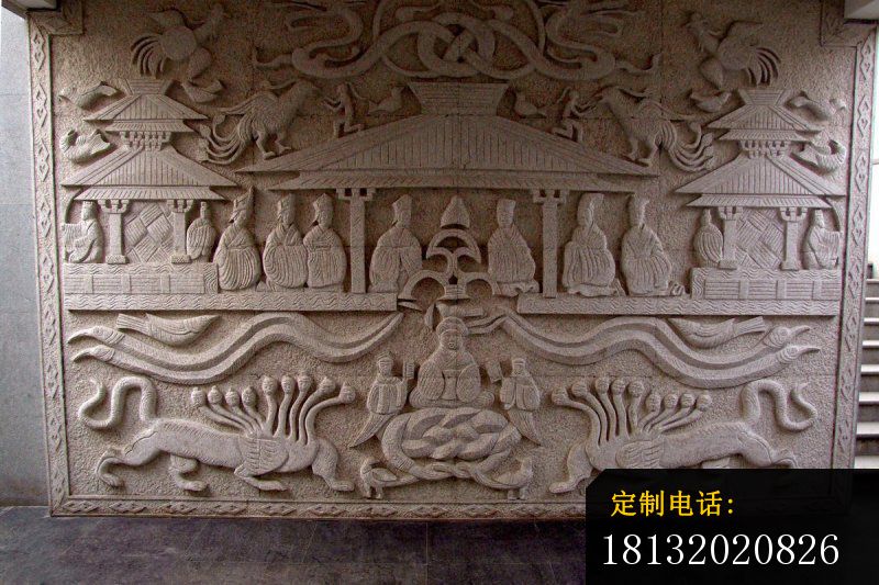 石浮雕 古代人物石浮雕_800*533