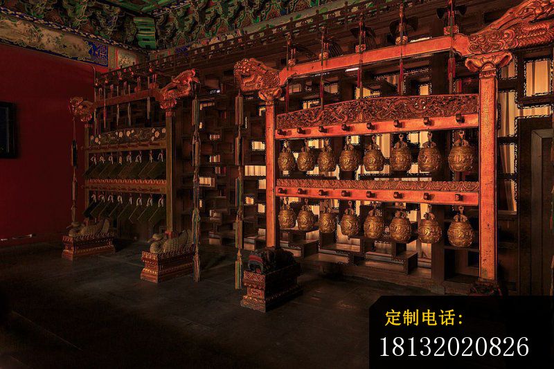 铜编钟 古代乐器铜雕_800*533