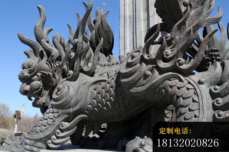 铜雕麒麟 广场古代神兽雕塑_800*533