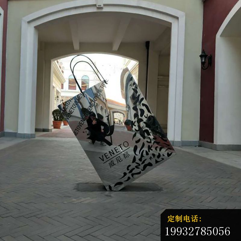 不锈钢购物袋雕塑 (1)_800*800