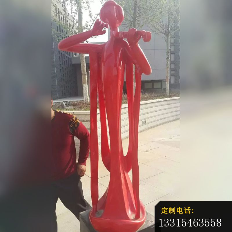 不锈钢抽象人物雕塑，广场不锈钢雕塑 _800*800