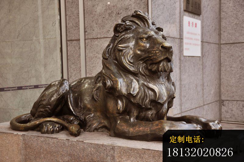 西洋狮铜雕 汇丰狮铜雕 (2)_800*531