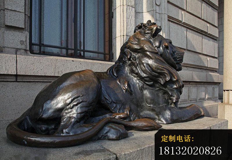 西洋狮铜雕 铜狮子雕塑_800*553