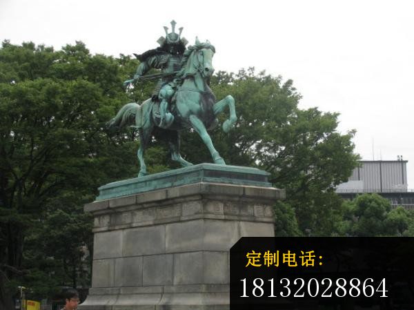 骑马人物铜雕，广场景观雕塑_600*449